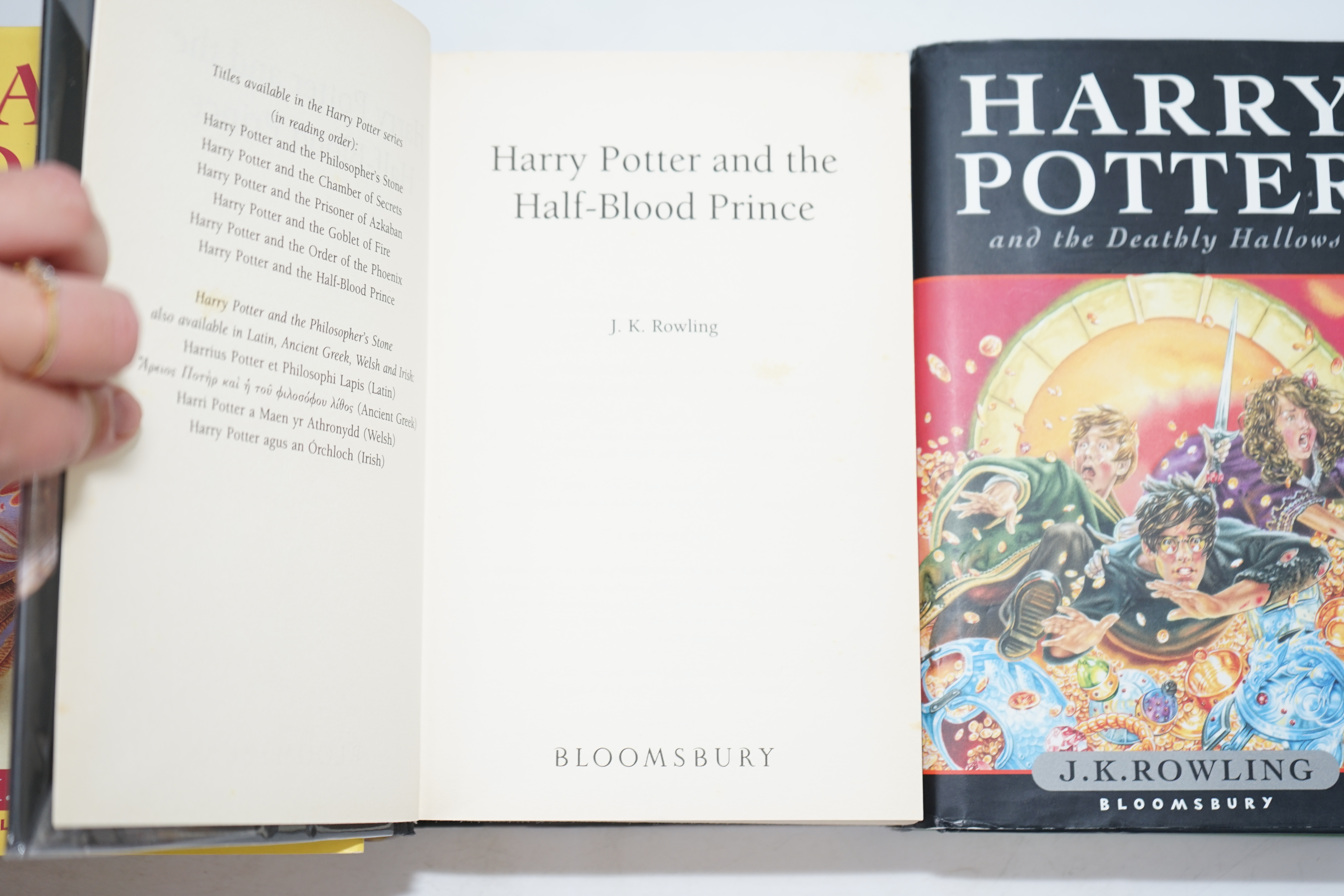 Rowling, J.K - Three works - Harry Potter and the Order of the Phoenix, 1st edition, a misbound copy - The Hogwarts High Inquisitor chapter finishes mid-sentence on p. 288; Chapter Twenty Three repeated twice, in wrong o